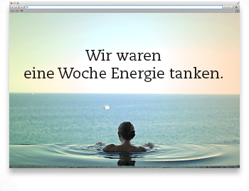 R&R/OM Online Marketing Urlaub um Energie zu tanken
