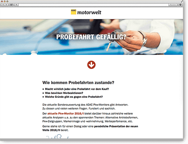 ADAC Verlag: Landingpage zum ADAC Pkw-Monitor ADAC Verlag: Landingpage zum ADAC Pkw-Monitor