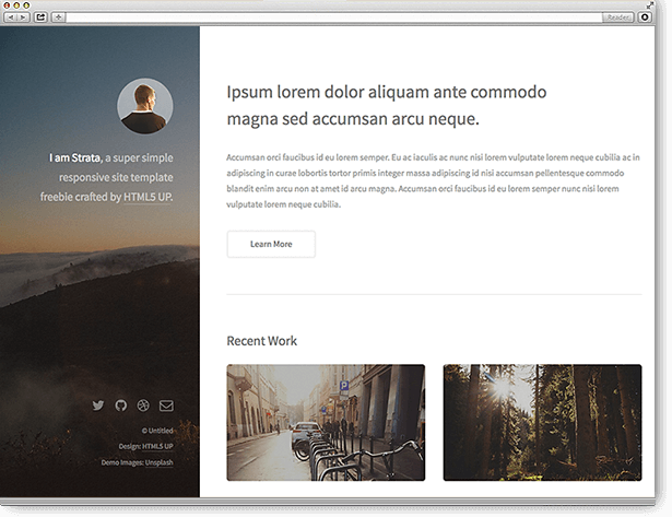 TYPO3 Themes Strata (HTML5)